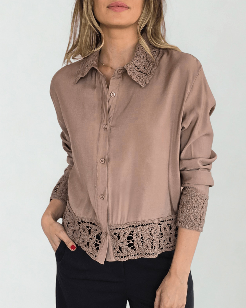 Women's Spring/Summer Fashion Patchwork Shirt