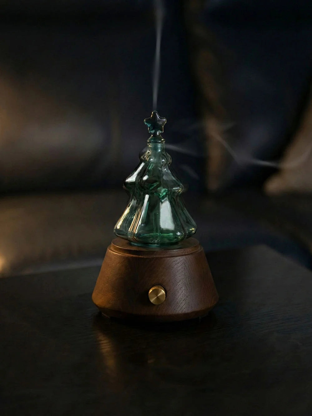Gloryboundus Retro Waterless Nebulizing Ash Wood Diffuser - Pinecone Edition (Cordless)