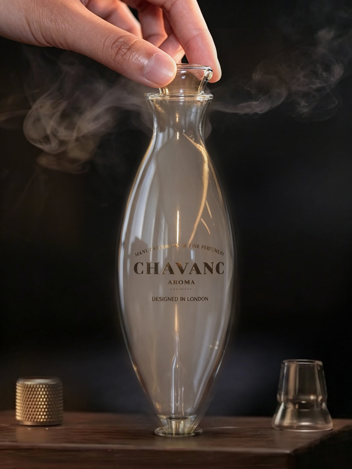 Gloryboundus Retro Fireplace Waterless Nebulizing Balsam Fir Diffuser - Hearth Edition