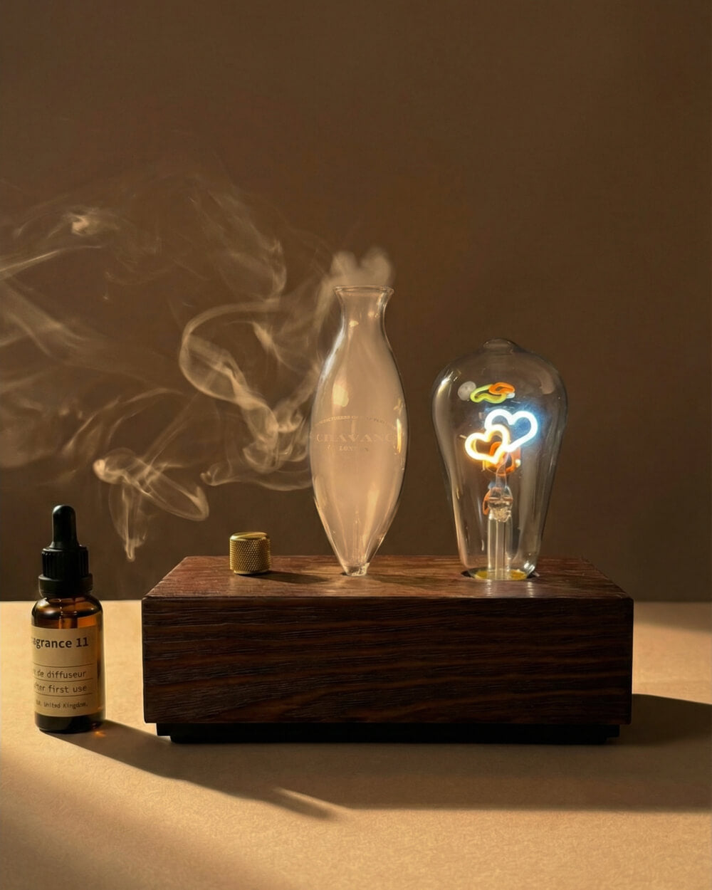 Gloryboundus Crafted Solid Wood Nebulizing Diffuser