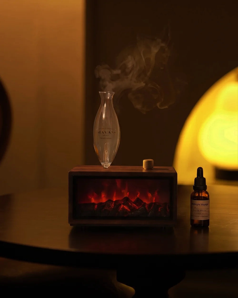 Gloryboundus Retro Fireplace Waterless Nebulizing Balsam Fir Diffuser - Hearth Edition