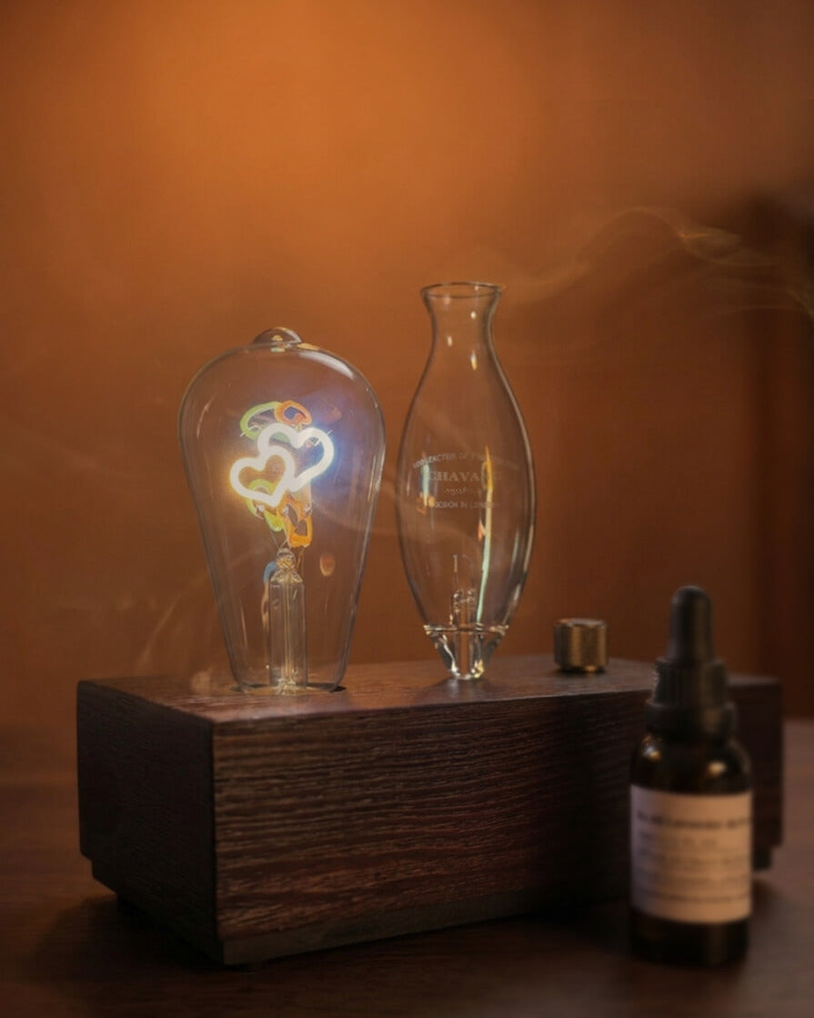 Gloryboundus Crafted Solid Wood Nebulizing Diffuser