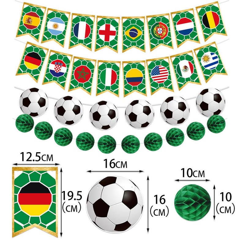🔥Last Day 60% OFF🔥2026 World Cup Party Decorations International Flags Banner Soccer Trophy & World Flags for Sports Events, Bars, Parties Classroom Decor