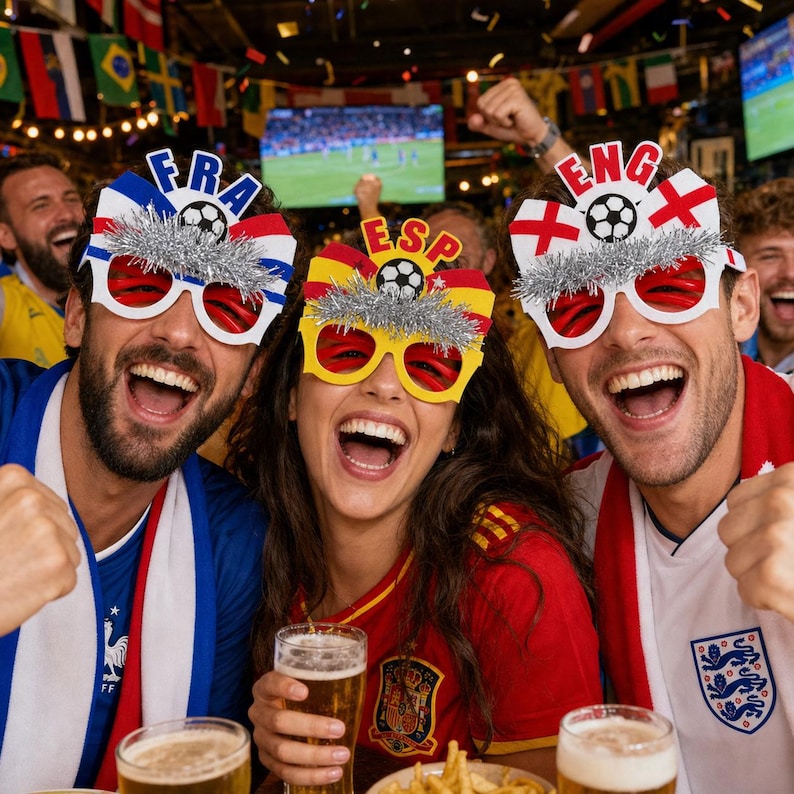 🔥Last Day 60% OFF🔥World Cup Fan Kit – 2026 World Cup Party Headbands & Glasses – National Team Soccer Accessories – Match Day Celebration Gear