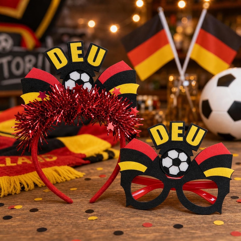 🔥Last Day 60% OFF🔥World Cup Fan Kit – 2026 World Cup Party Headbands & Glasses – National Team Soccer Accessories – Match Day Celebration Gear