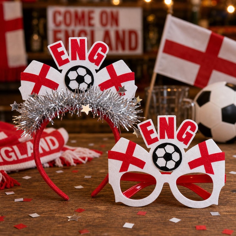 🔥Last Day 60% OFF🔥World Cup Fan Kit – 2026 World Cup Party Headbands & Glasses – National Team Soccer Accessories – Match Day Celebration Gear