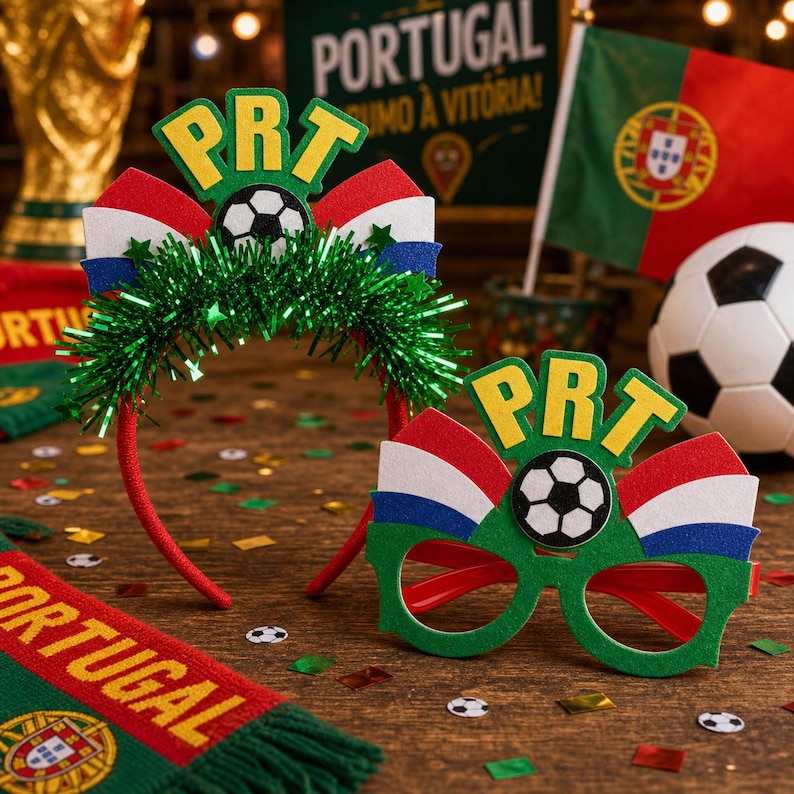 🔥Last Day 60% OFF🔥World Cup Fan Kit – 2026 World Cup Party Headbands & Glasses – National Team Soccer Accessories – Match Day Celebration Gear