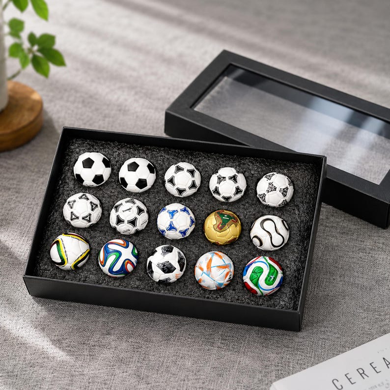 🔥Last Day 60% OFF🔥 2026 World Cup Mini Soccer Ball Set, Fathers Day Gift, Football Fan Collectible Box