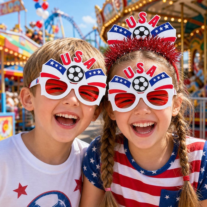 🔥Last Day 60% OFF🔥World Cup Fan Kit – 2026 World Cup Party Headbands & Glasses – National Team Soccer Accessories – Match Day Celebration Gear