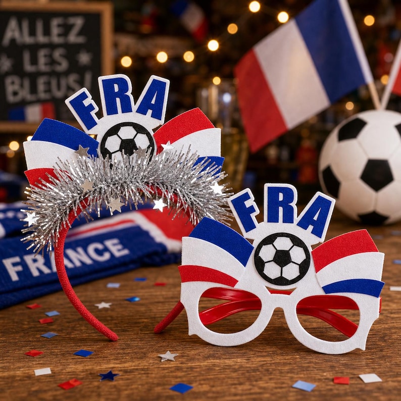 🔥Last Day 60% OFF🔥World Cup Fan Kit – 2026 World Cup Party Headbands & Glasses – National Team Soccer Accessories – Match Day Celebration Gear