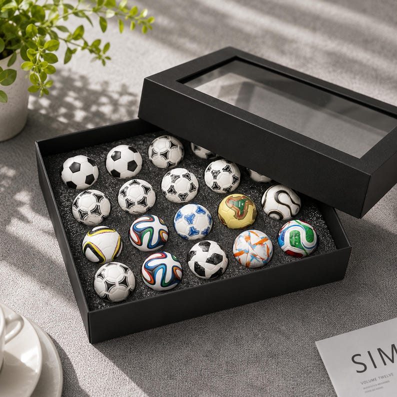 🔥Last Day 60% OFF🔥 2026 World Cup Mini Soccer Ball Set, Fathers Day Gift, Football Fan Collectible Box