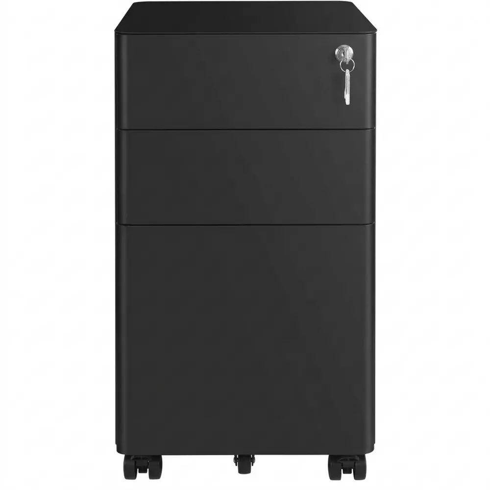 Mobiler Aktenschrank mit Hängeregistratur und abschließbaren Schubladen