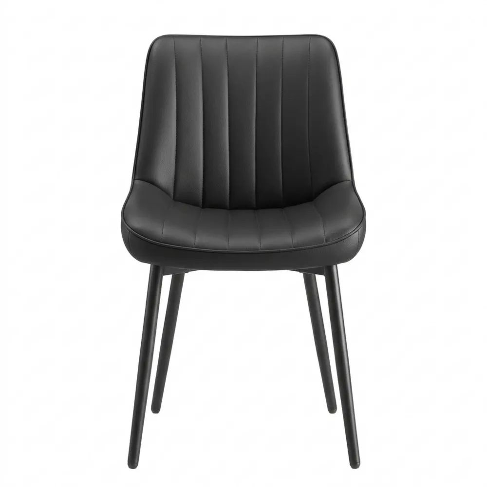 6er Set Esszimmerstühle mit Metallbeinen und rutschfesten Füßen