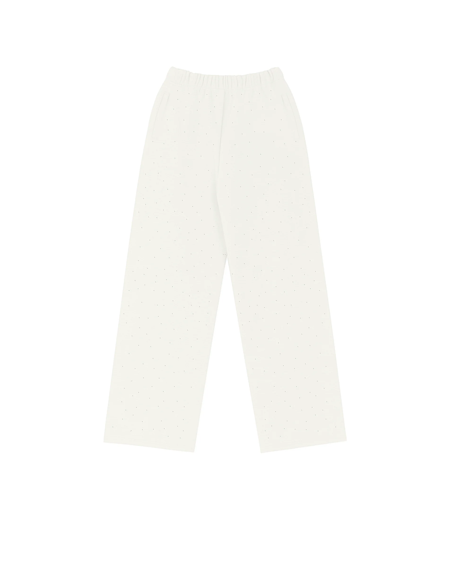 RHINESTONE SWEATS - OFF WHITE