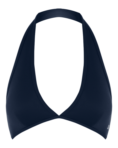 Form Triangle Halter Crop | Deep Navy