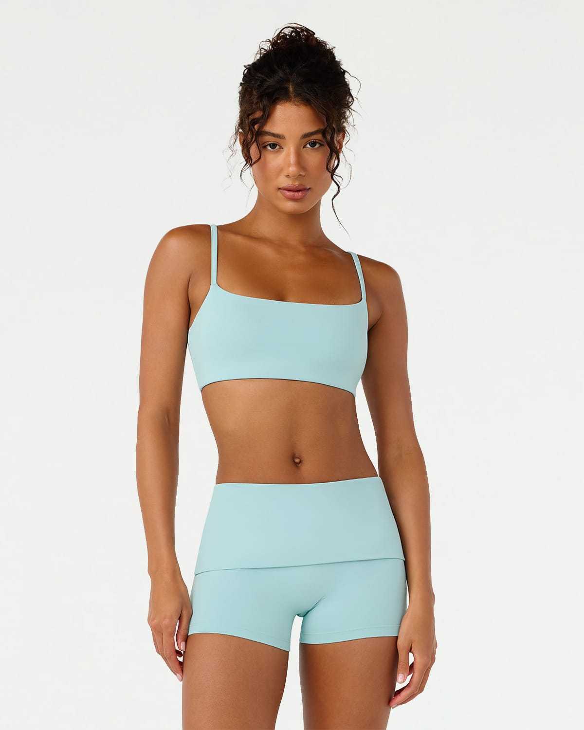 Form Essentials Crop | Aquatic