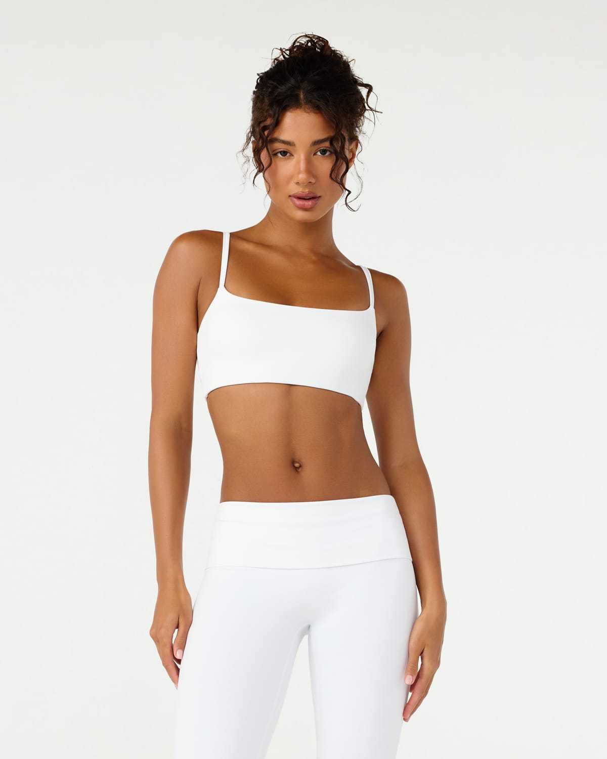 Form Essentials Crop | White