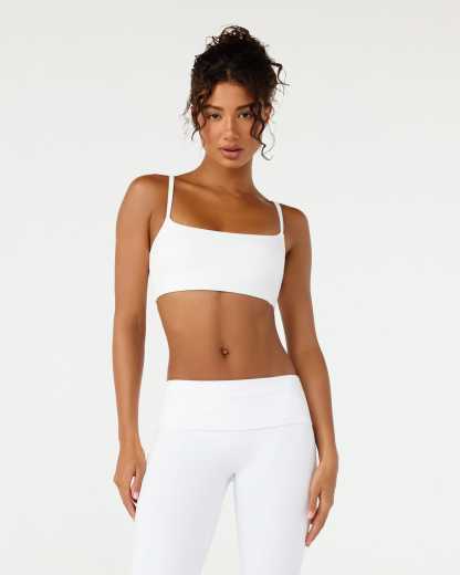 Form Essentials Crop | White