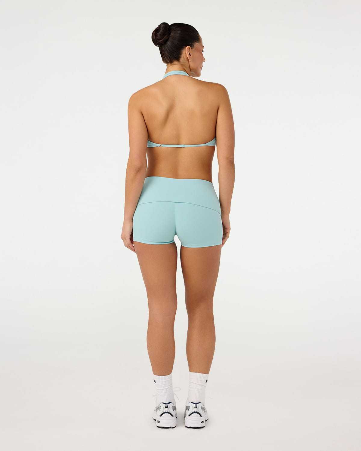 Form Invisible Scrunch Fold Over Shorts 3" | Aquatic