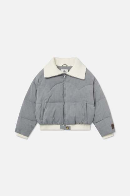 Donatello Light Grey Puffer