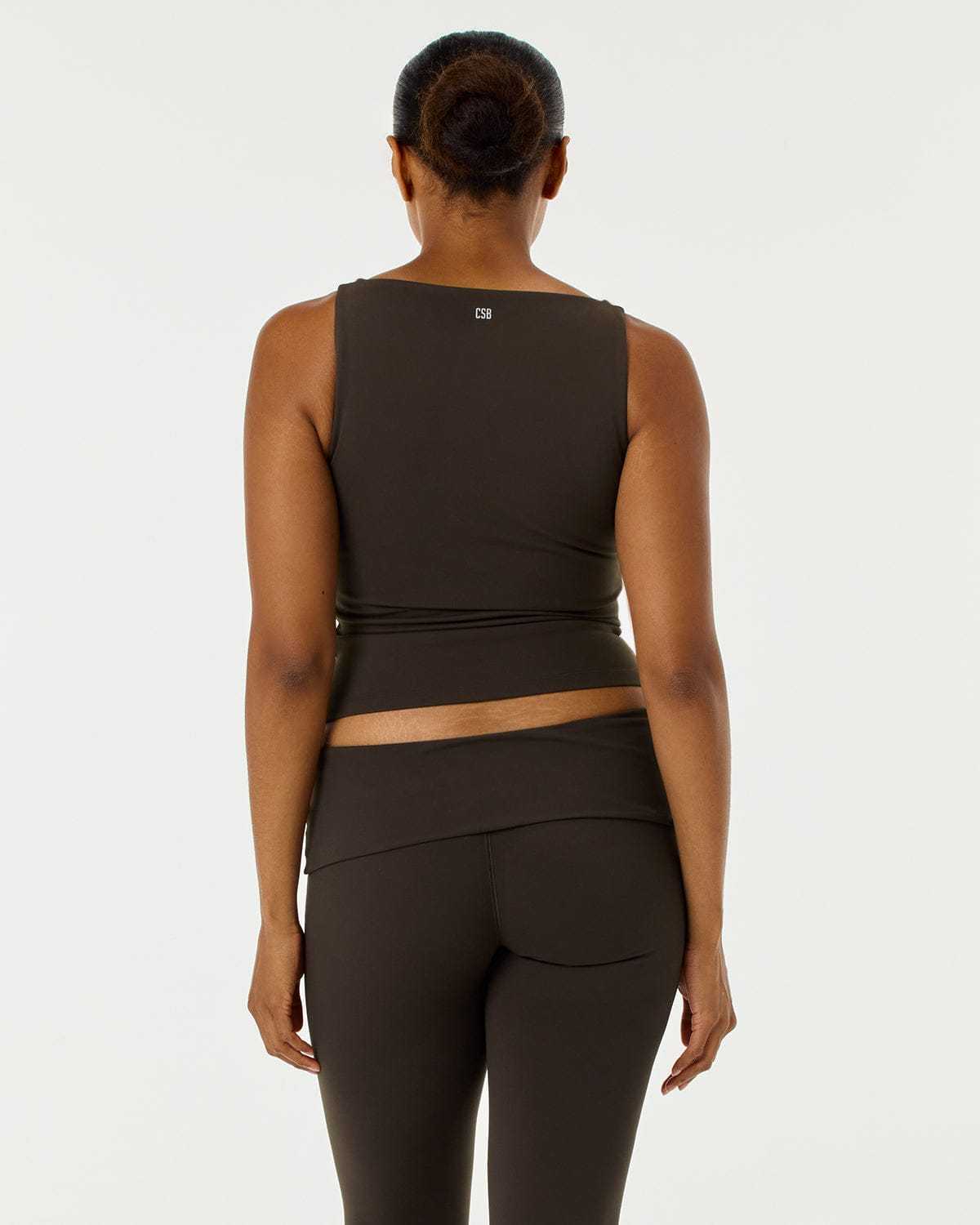 Form Scoop Tank | Dark Chocolate