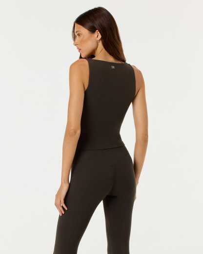 Form Scoop Tank | Dark Chocolate