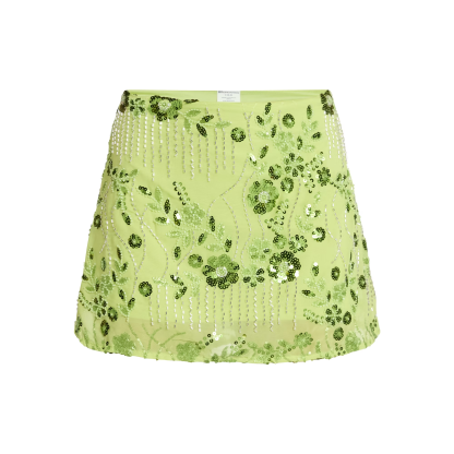 Sequined Mini Skirt