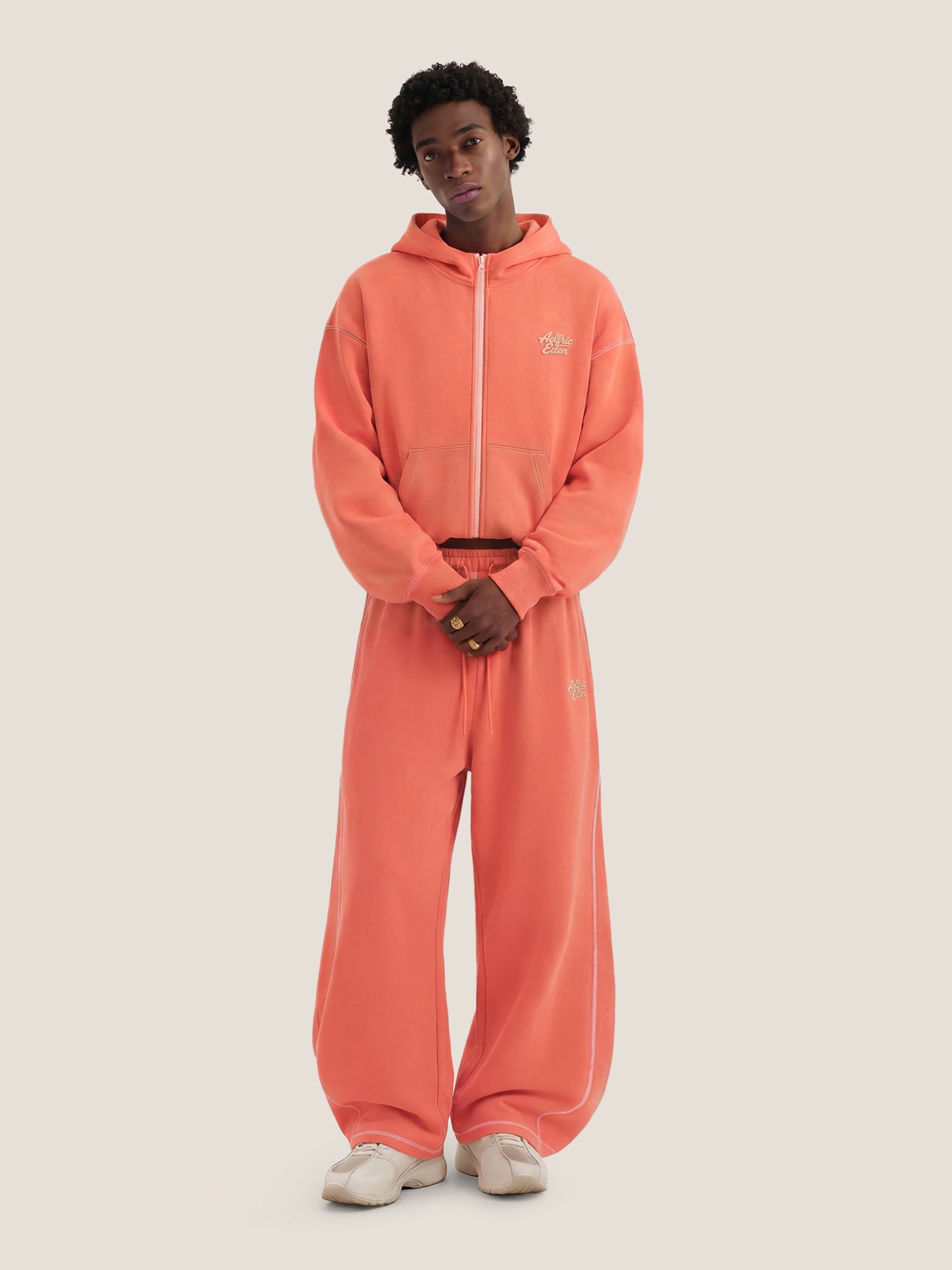 Cloud Boxy Hoodie Sets