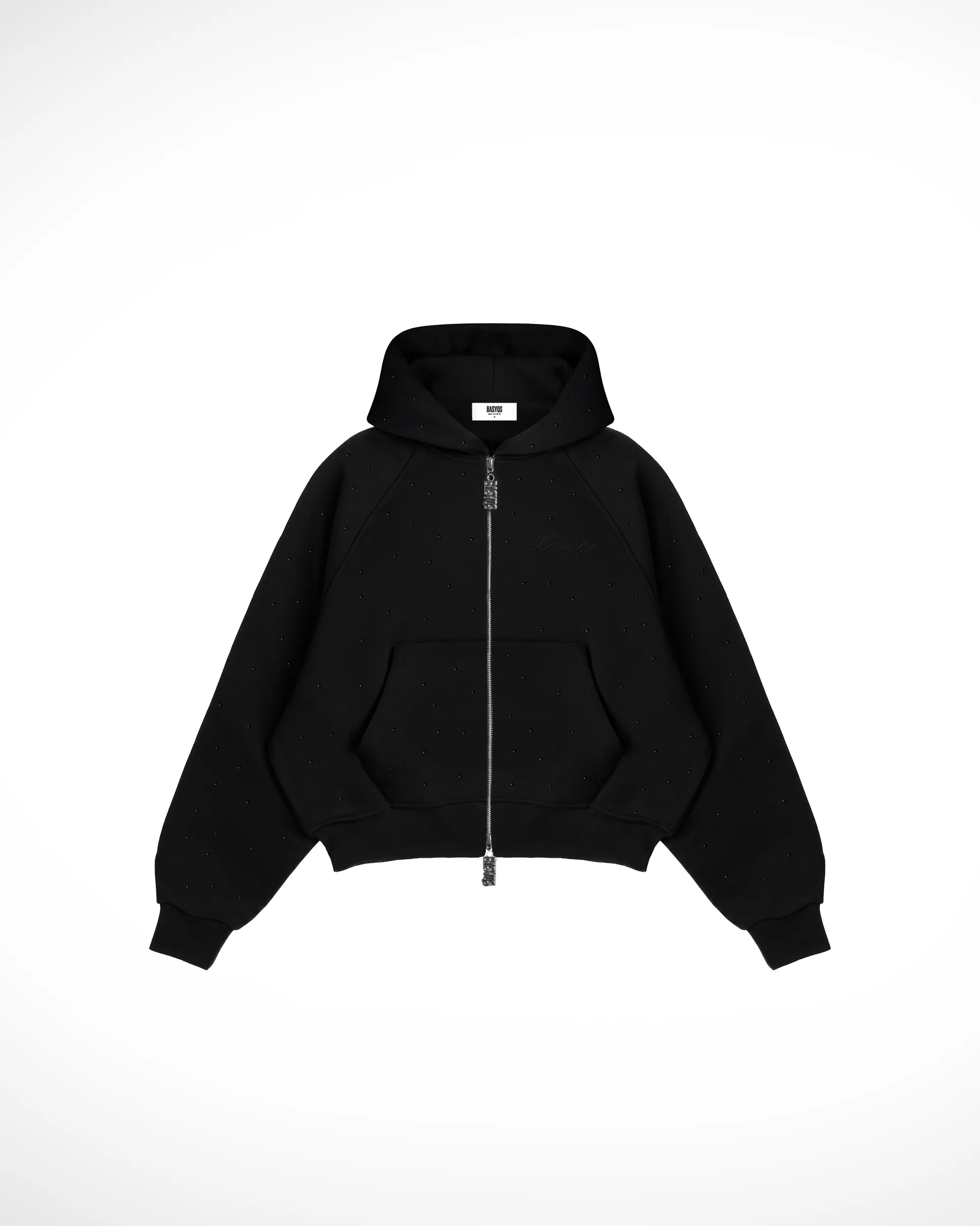 RHINESTONE JACKET - BLACK