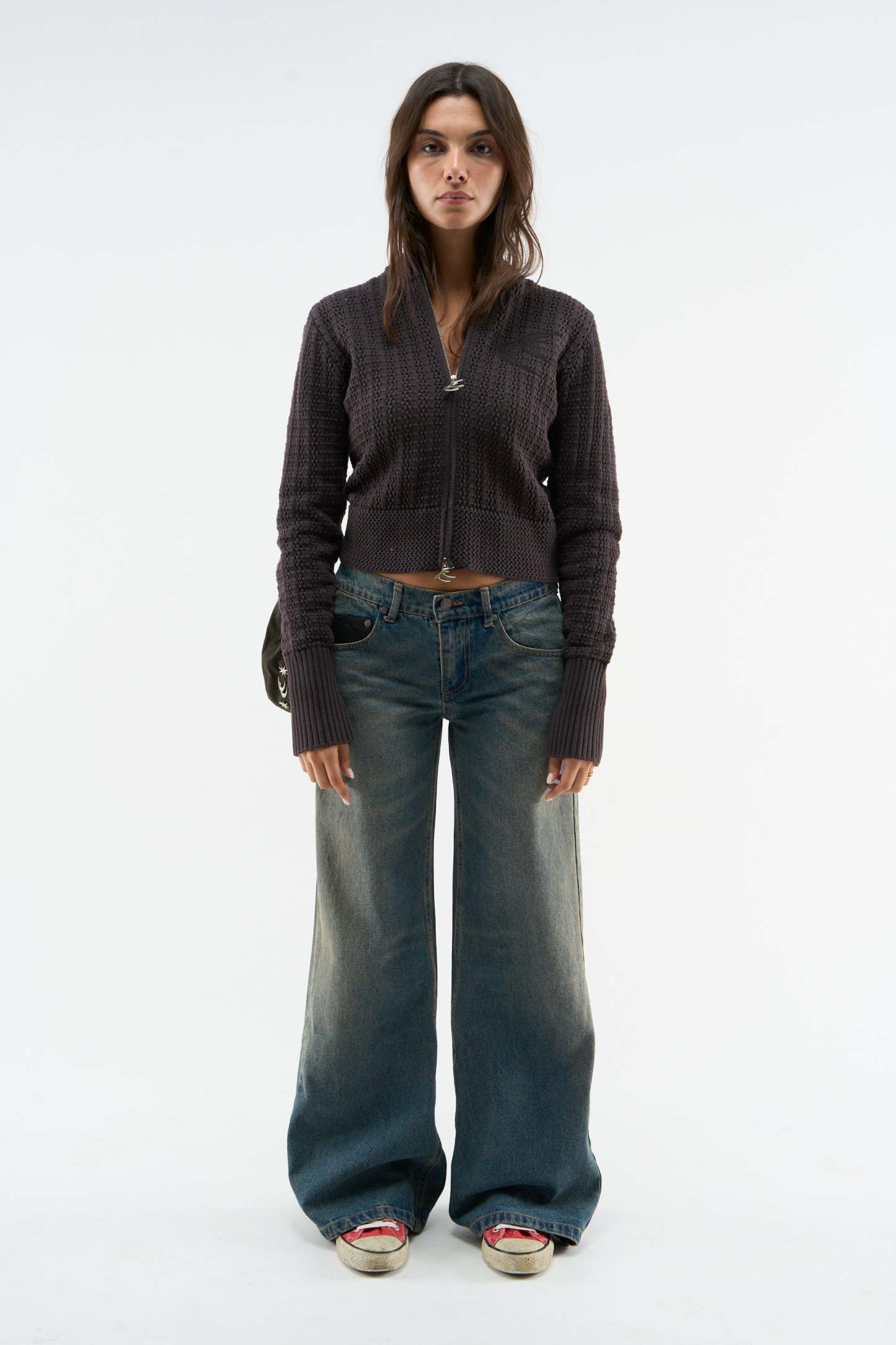 Stormy Brown Zipper