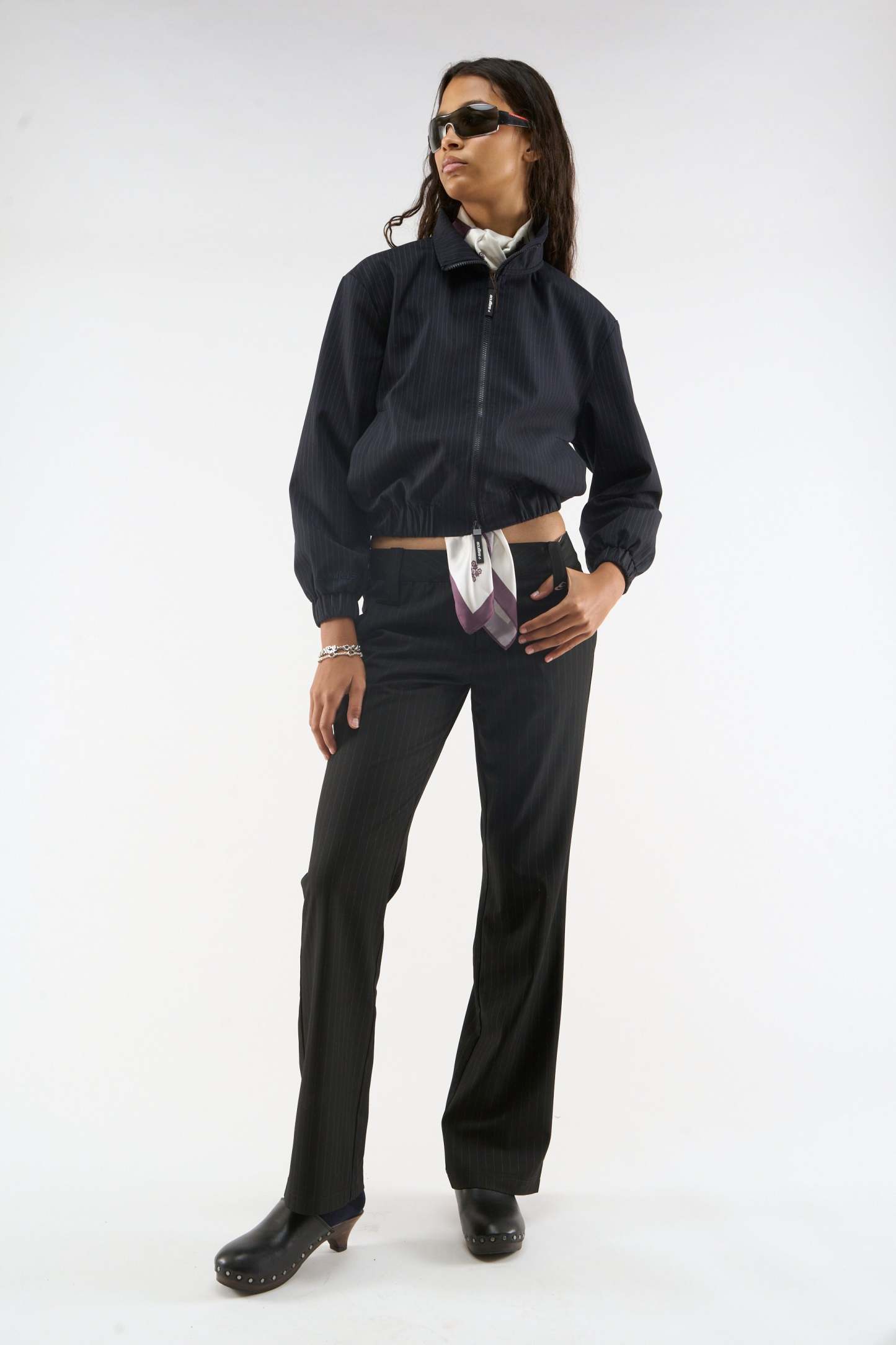 Nautica Navy Pinstripe Jacket