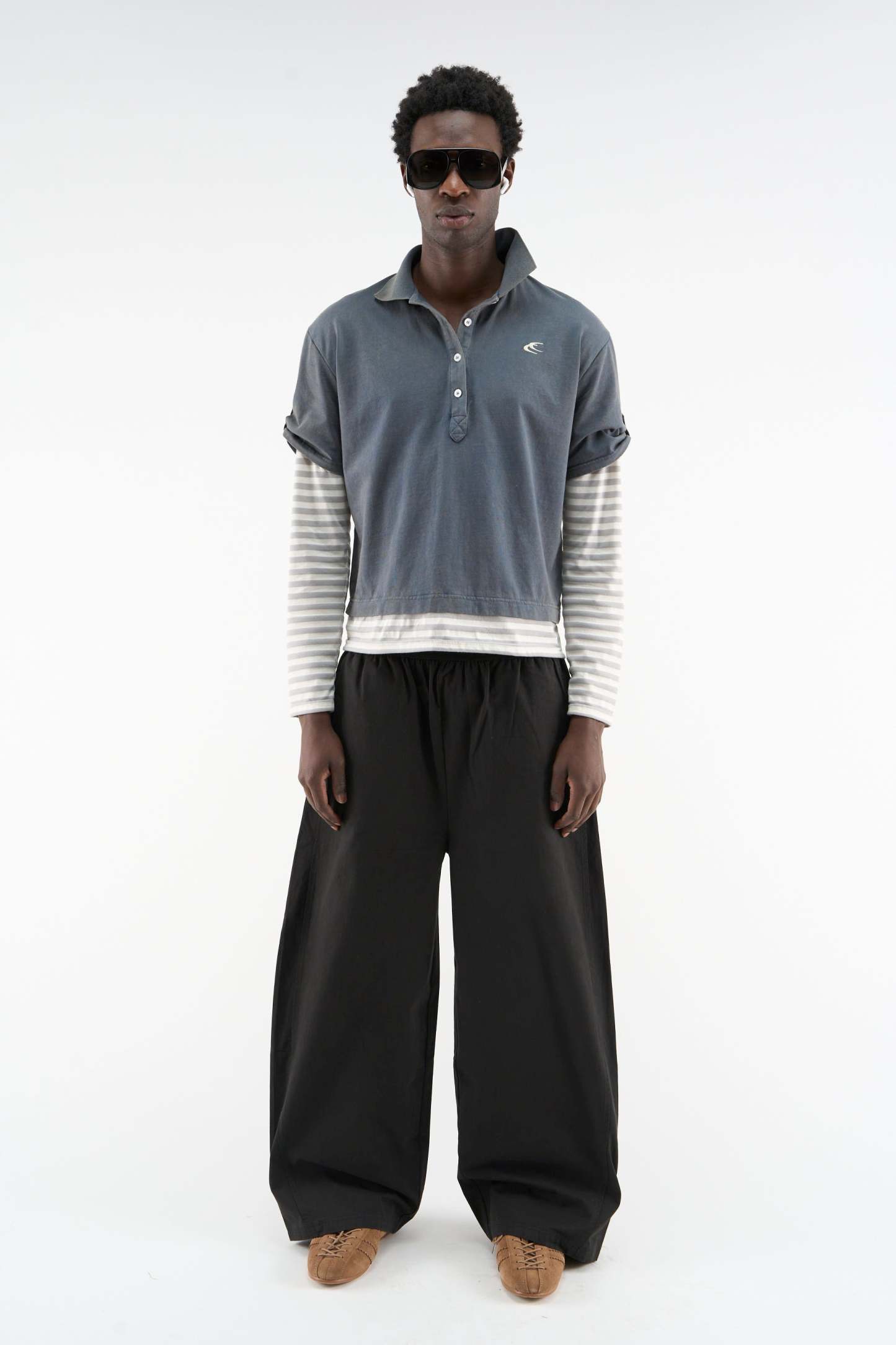 Somewhere Navy Polo