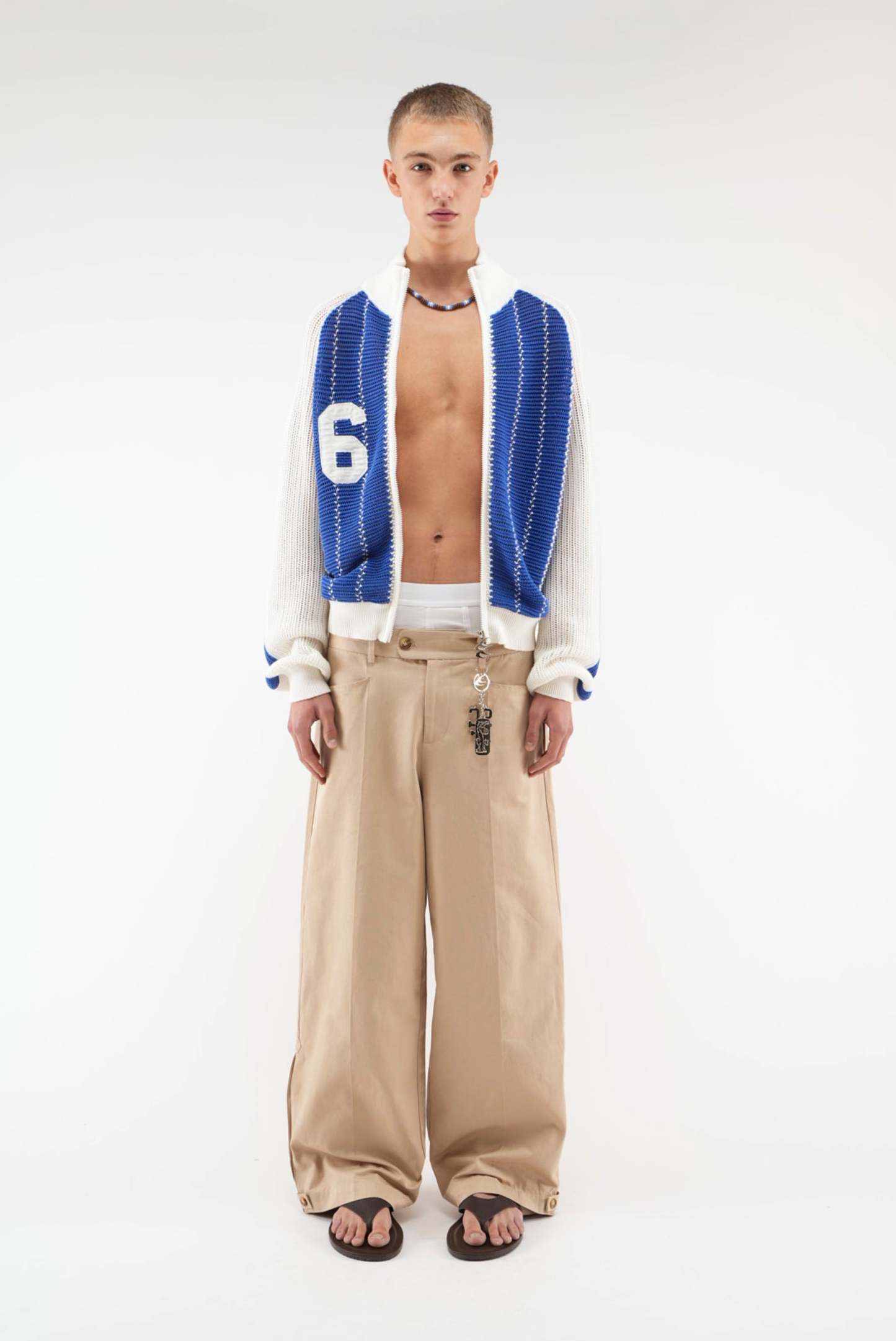 Beacon Navy Knit Zipper