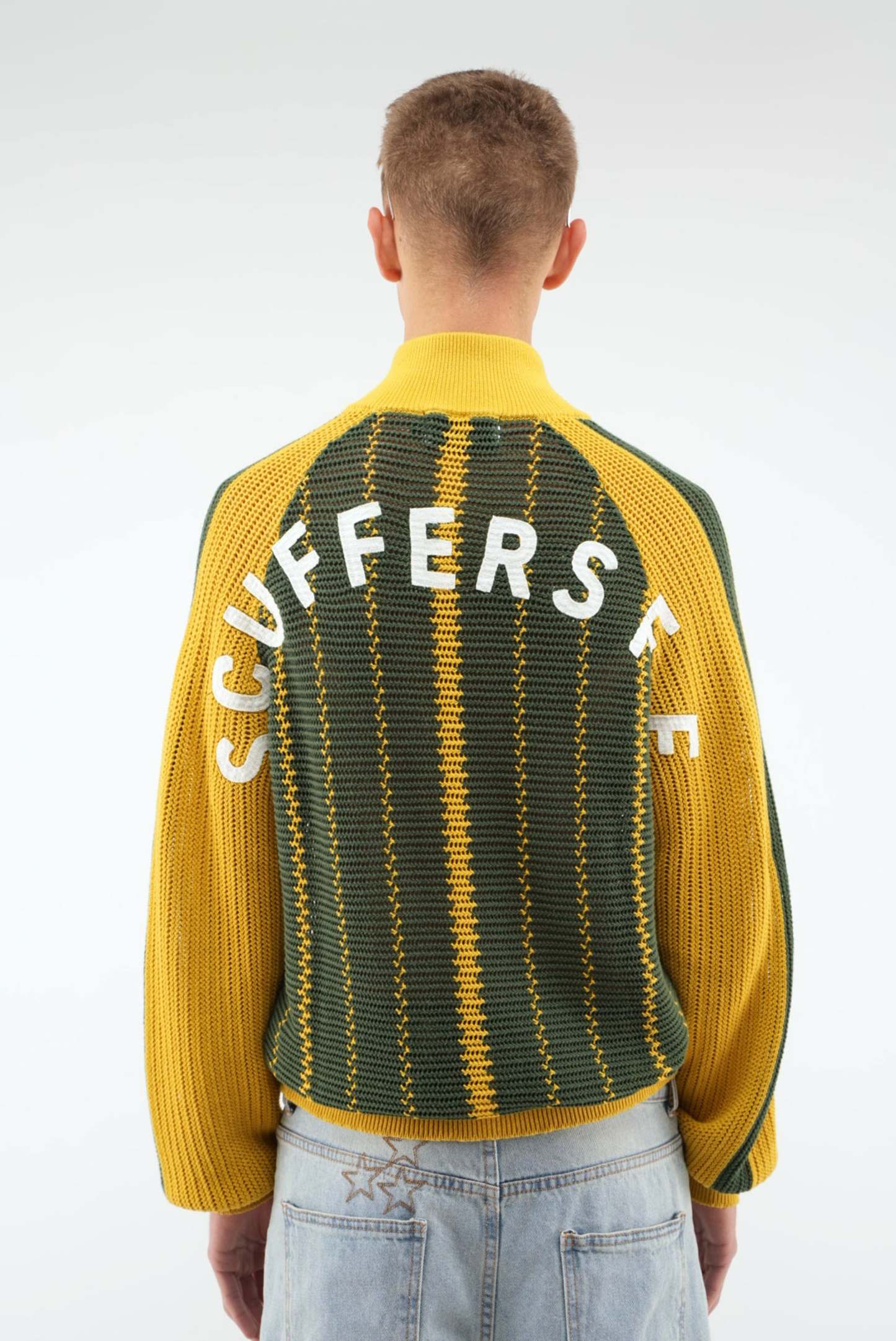 Beacon Yellow Knit Zipper