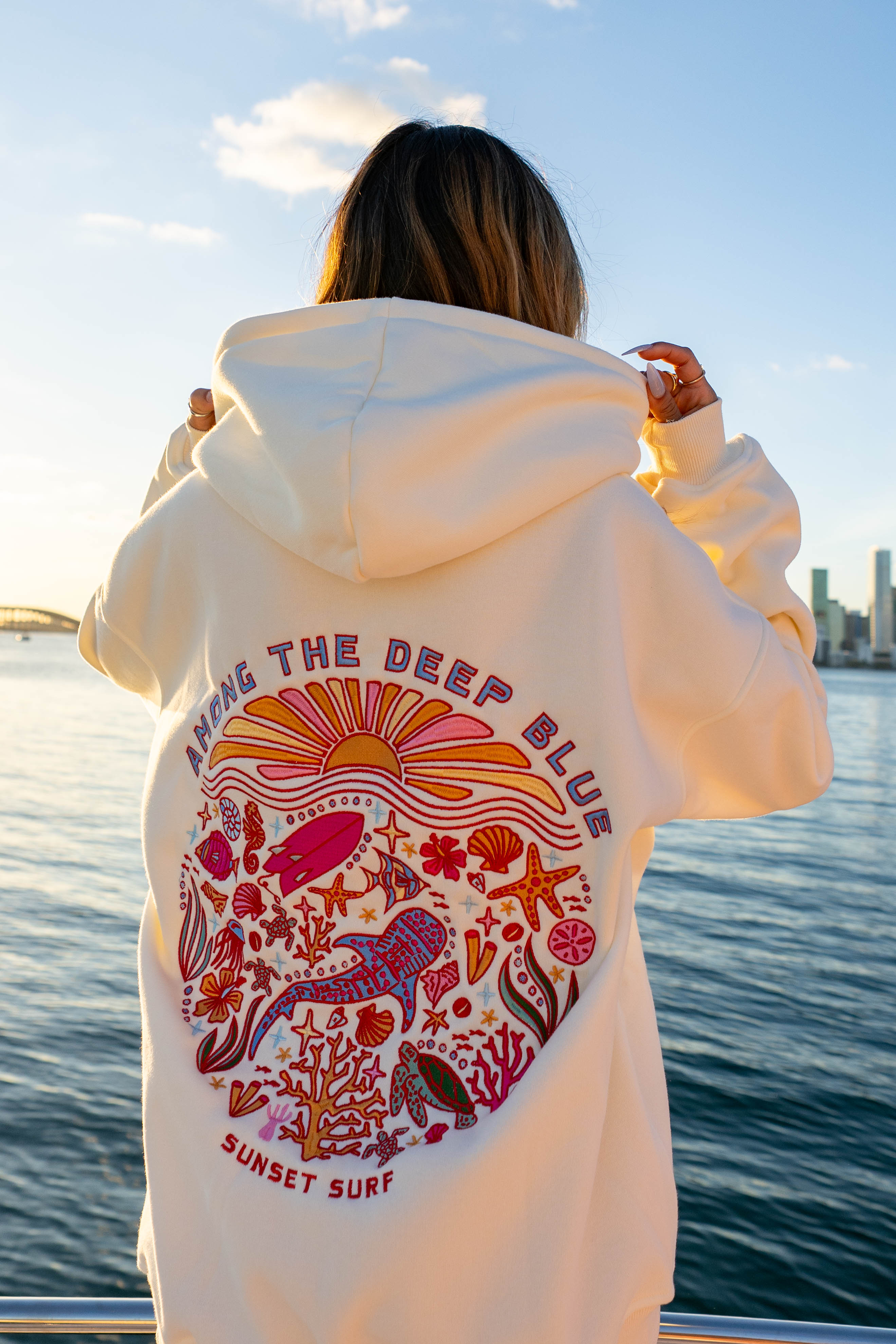 Whale Shark Tropics Hoodie