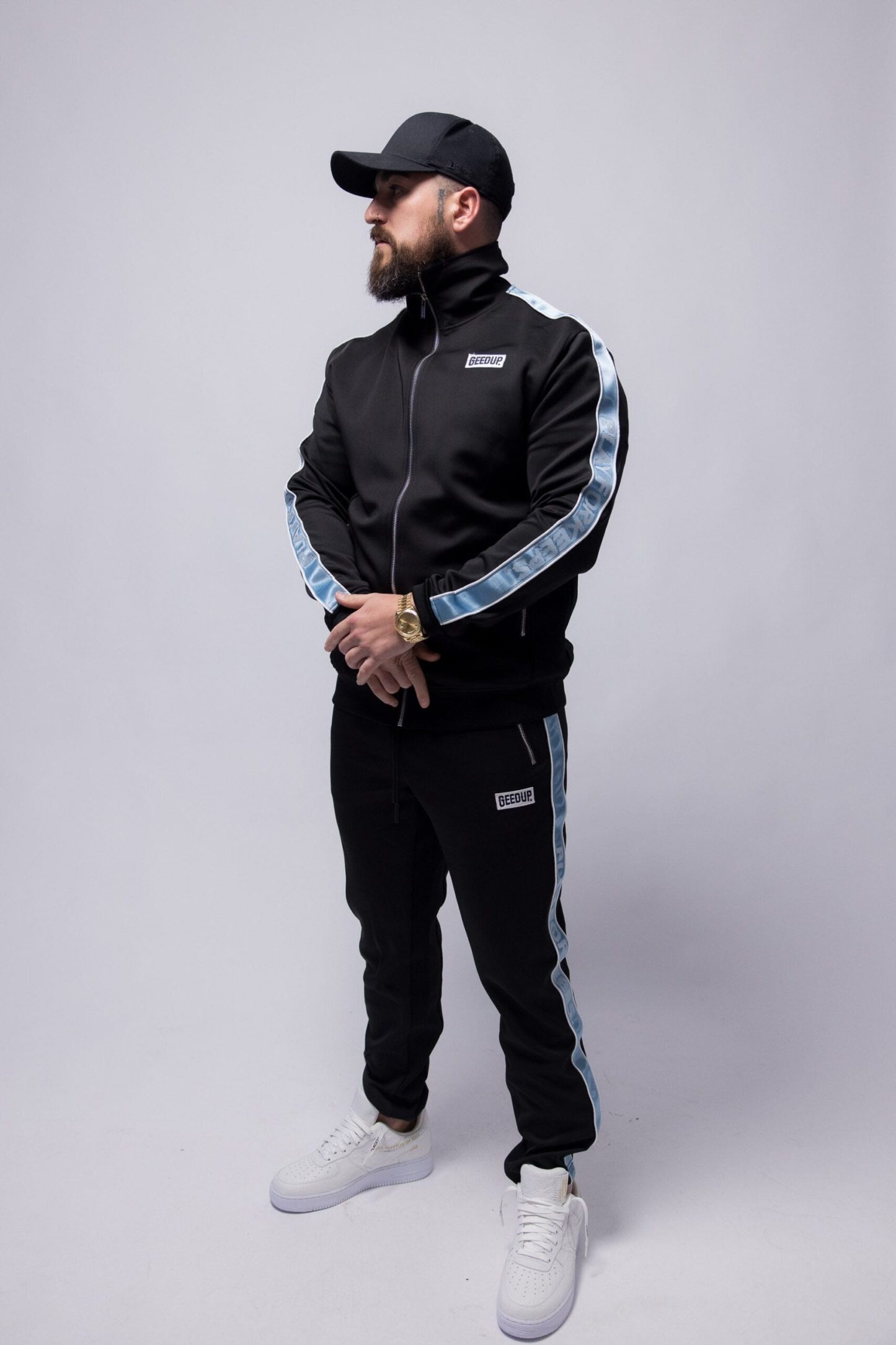 Geedup Core Black/Blue PFK Tracksuit