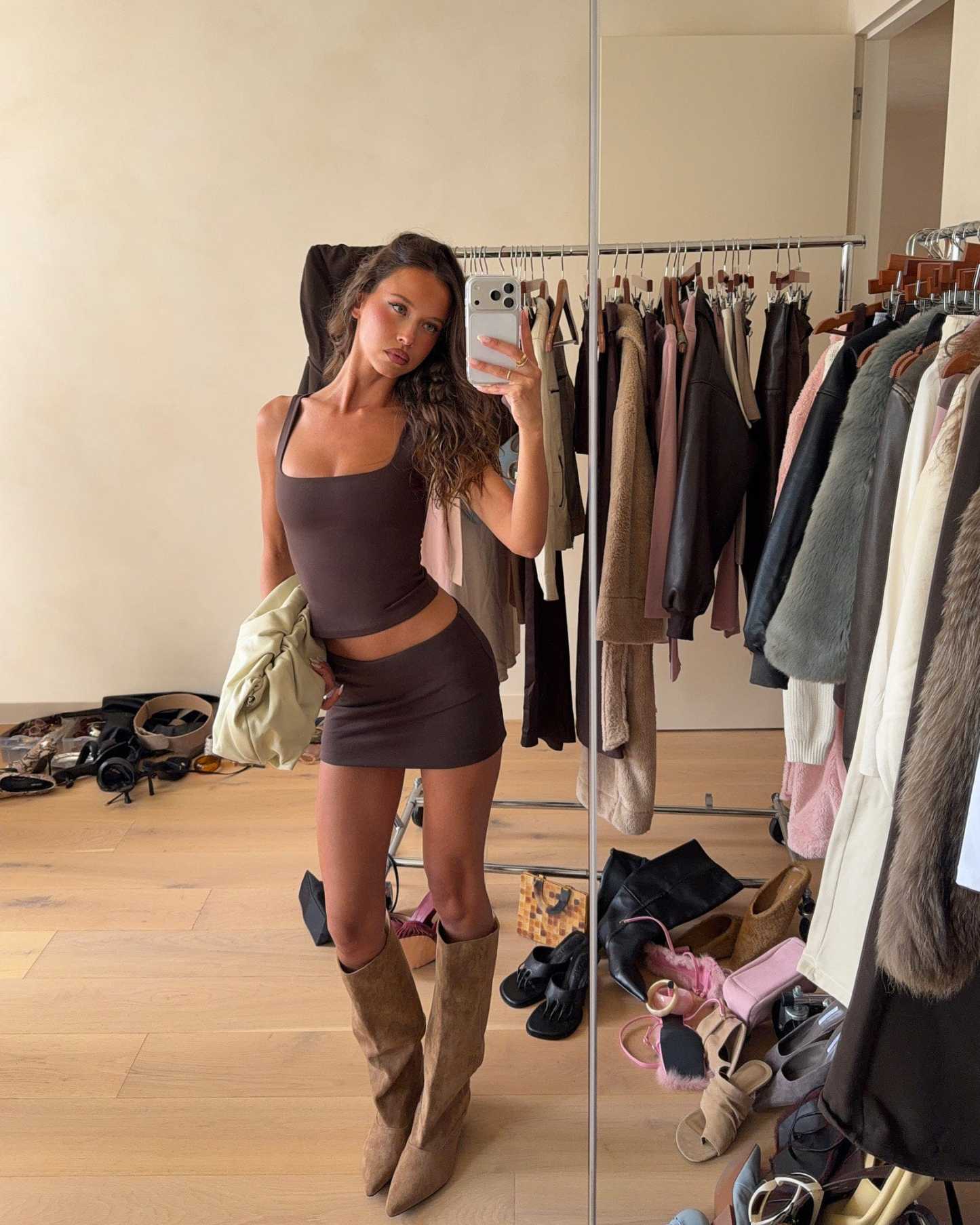 Form Scoop Tank | Dark Chocolate