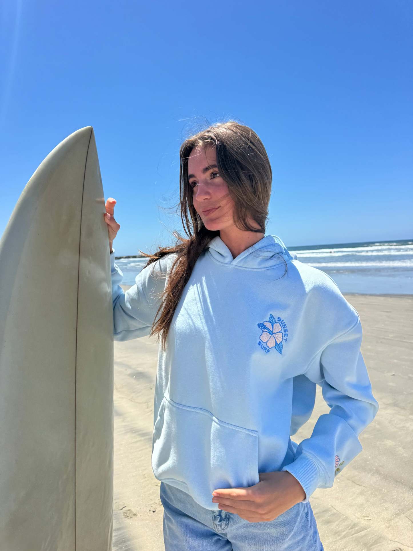 Hibiscus Wave Hoodie