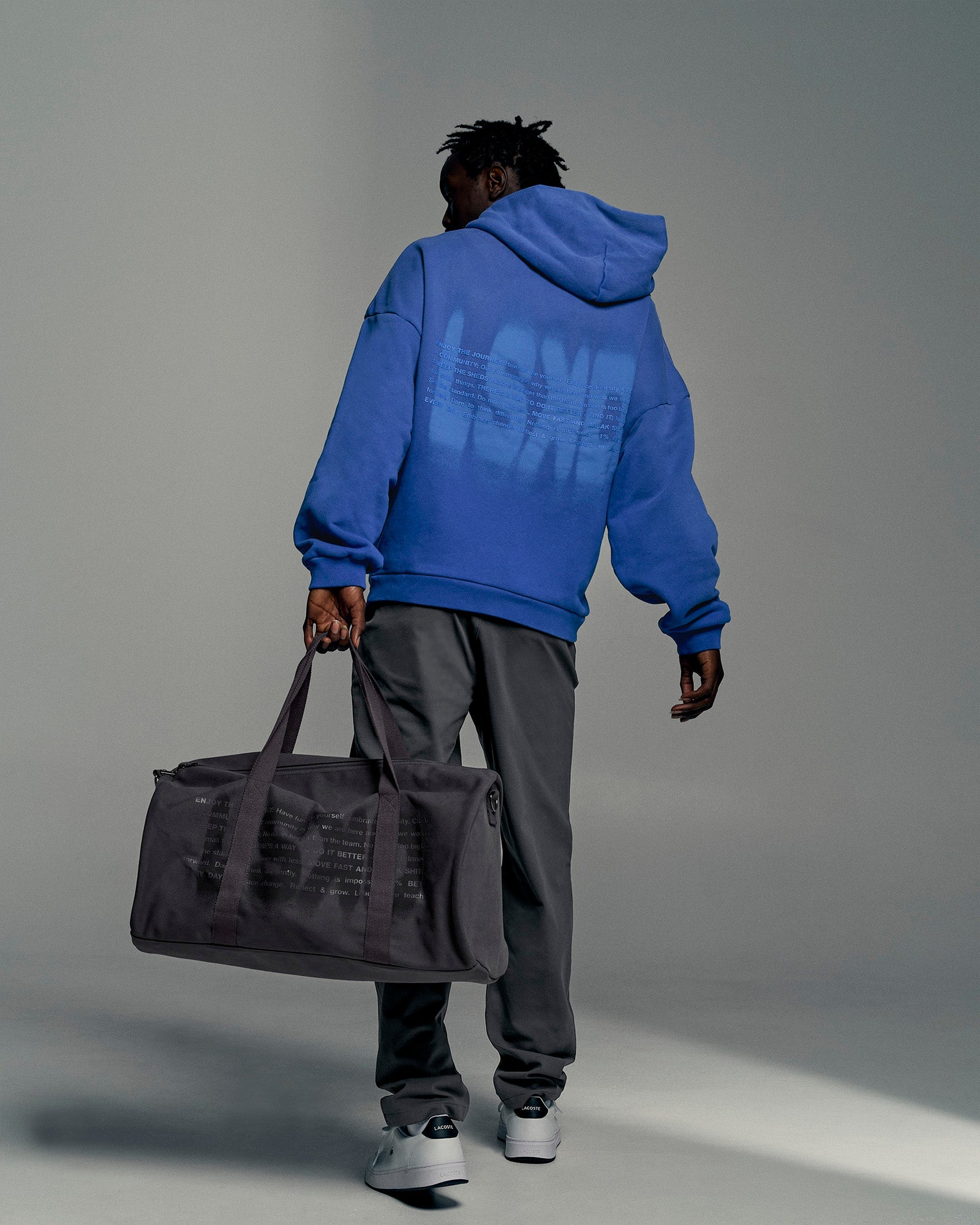 Memory In Motion Ultra Heavyweight Washed Hoodie - Electric Indigo Washed