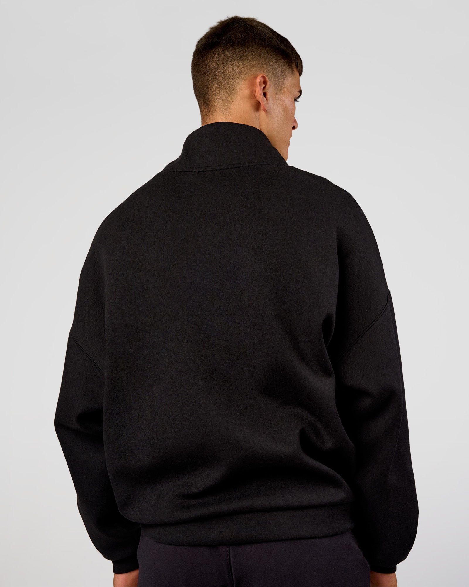AfterDark ZeroCrease Quarter Zip - Black