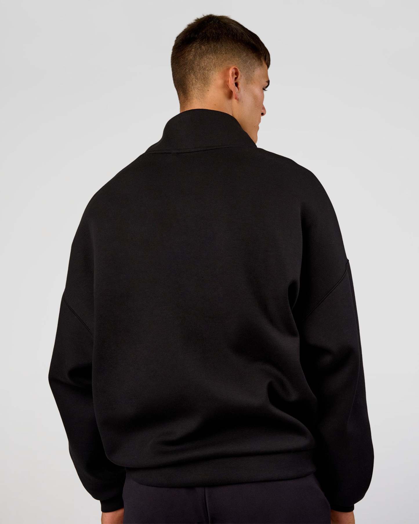 AfterDark ZeroCrease Quarter Zip - Black
