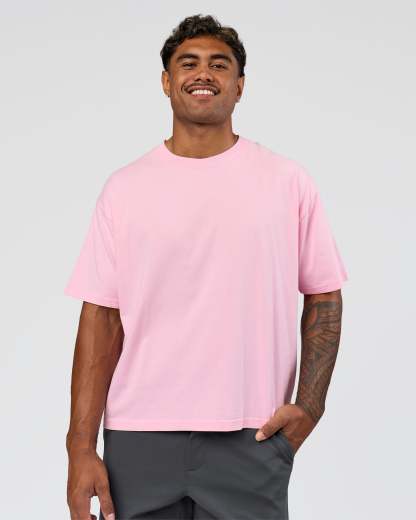 Memory In Motion Heavyweight Boxed Tee - Marshmallow Washed