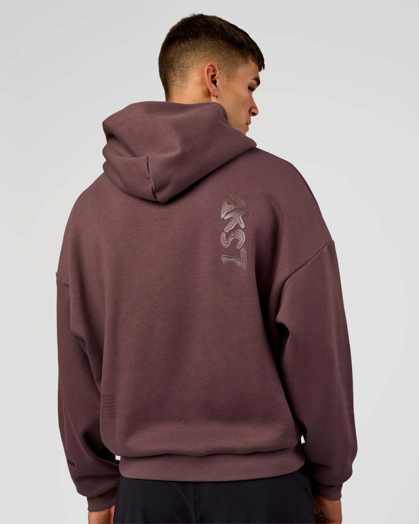 Static Grit Unisex Boxy Hoodie - Cocoa Powder-Hot Chocolate