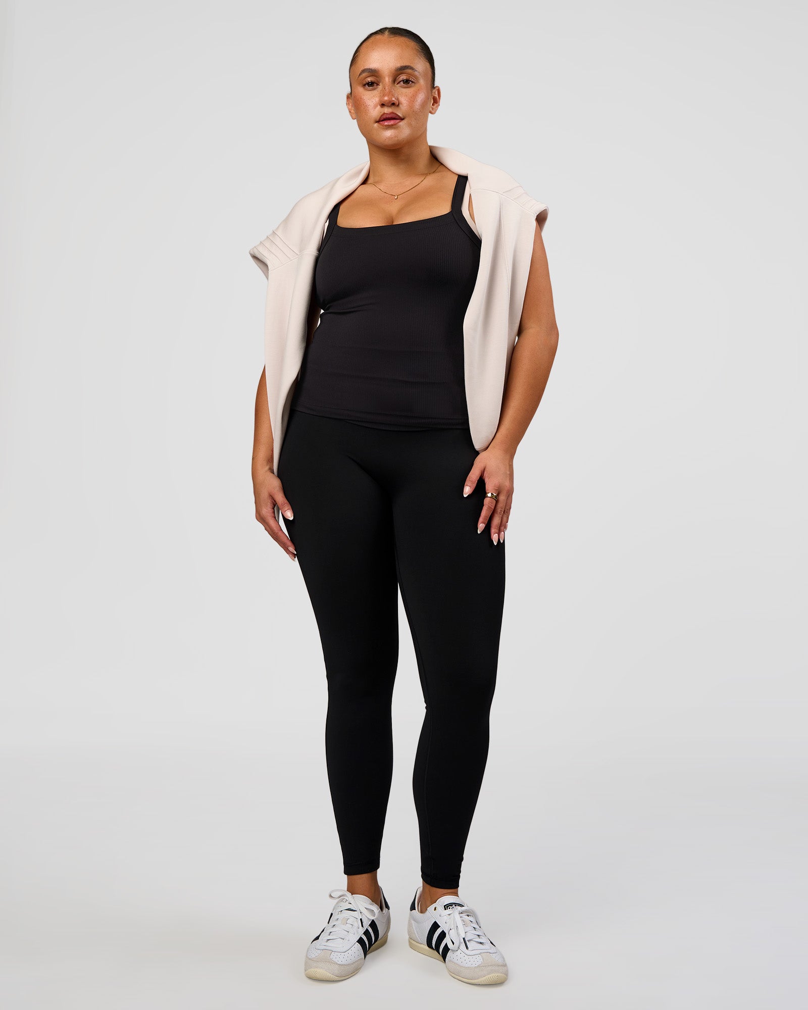 CF Fold Over High-Rise Full Length Legging - Black