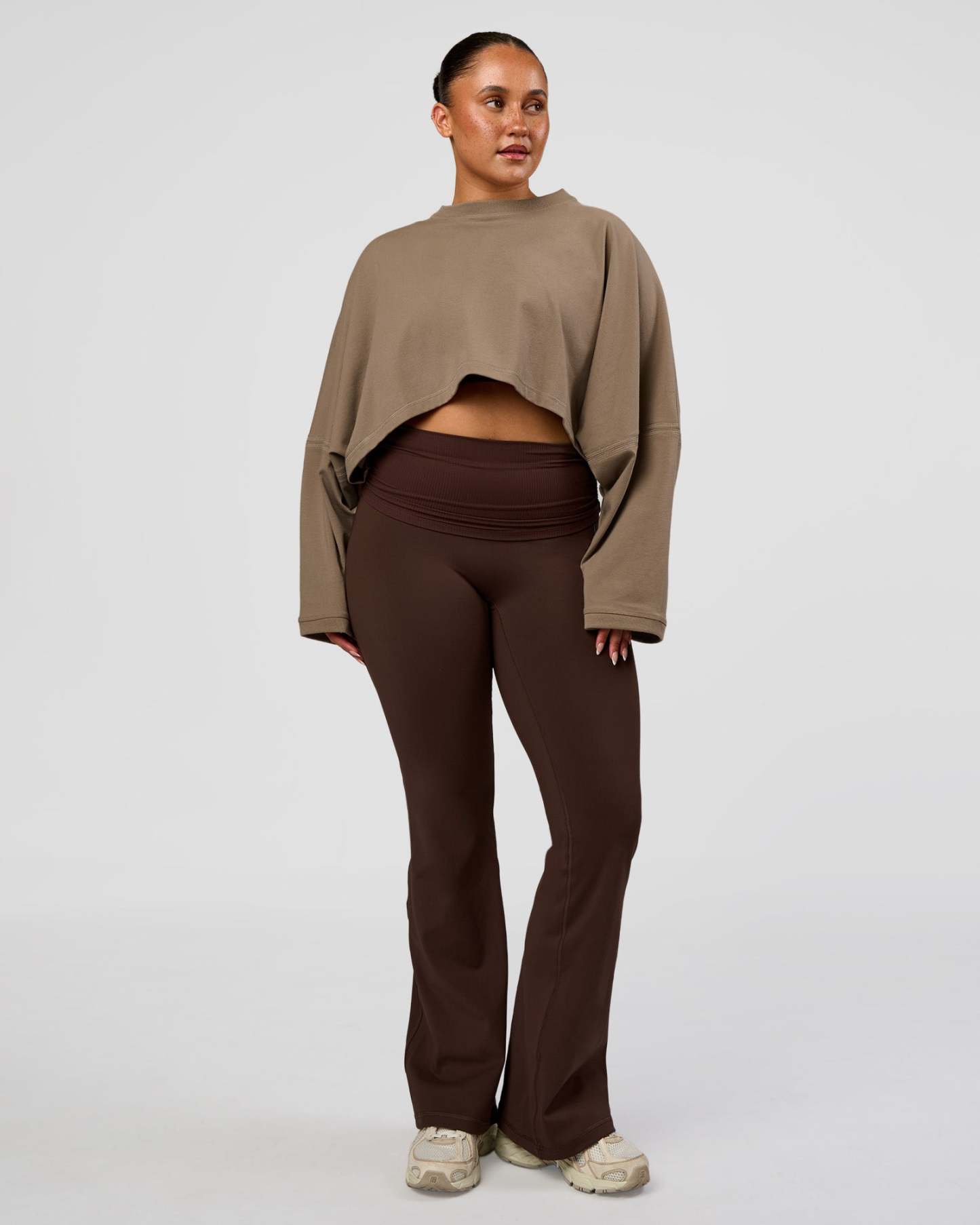 CF Street Surge Long Sleeve Tee - Taupe Ash