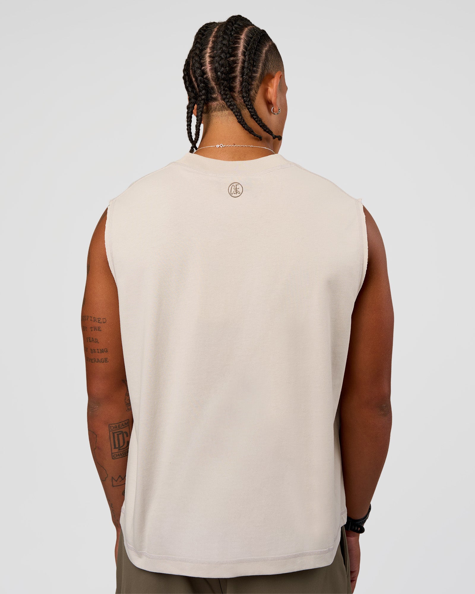 CF Unisex Oversized Heavyweight Boxed Tank - Clay-CF Move Through It