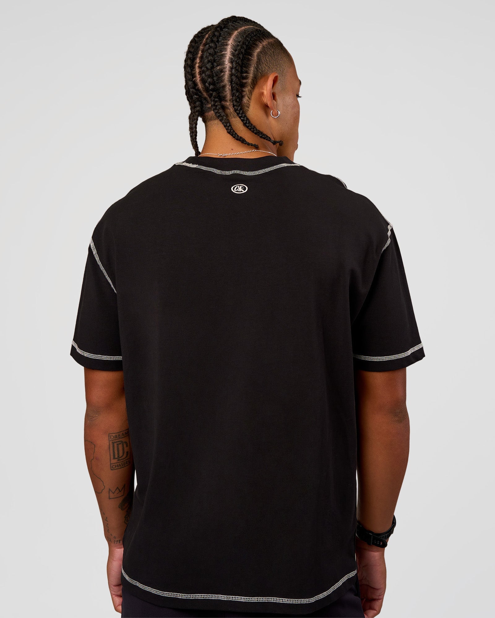 CF Unisex Oversized Heavyweight FLXCotton Tee - Black-CF Move Through It