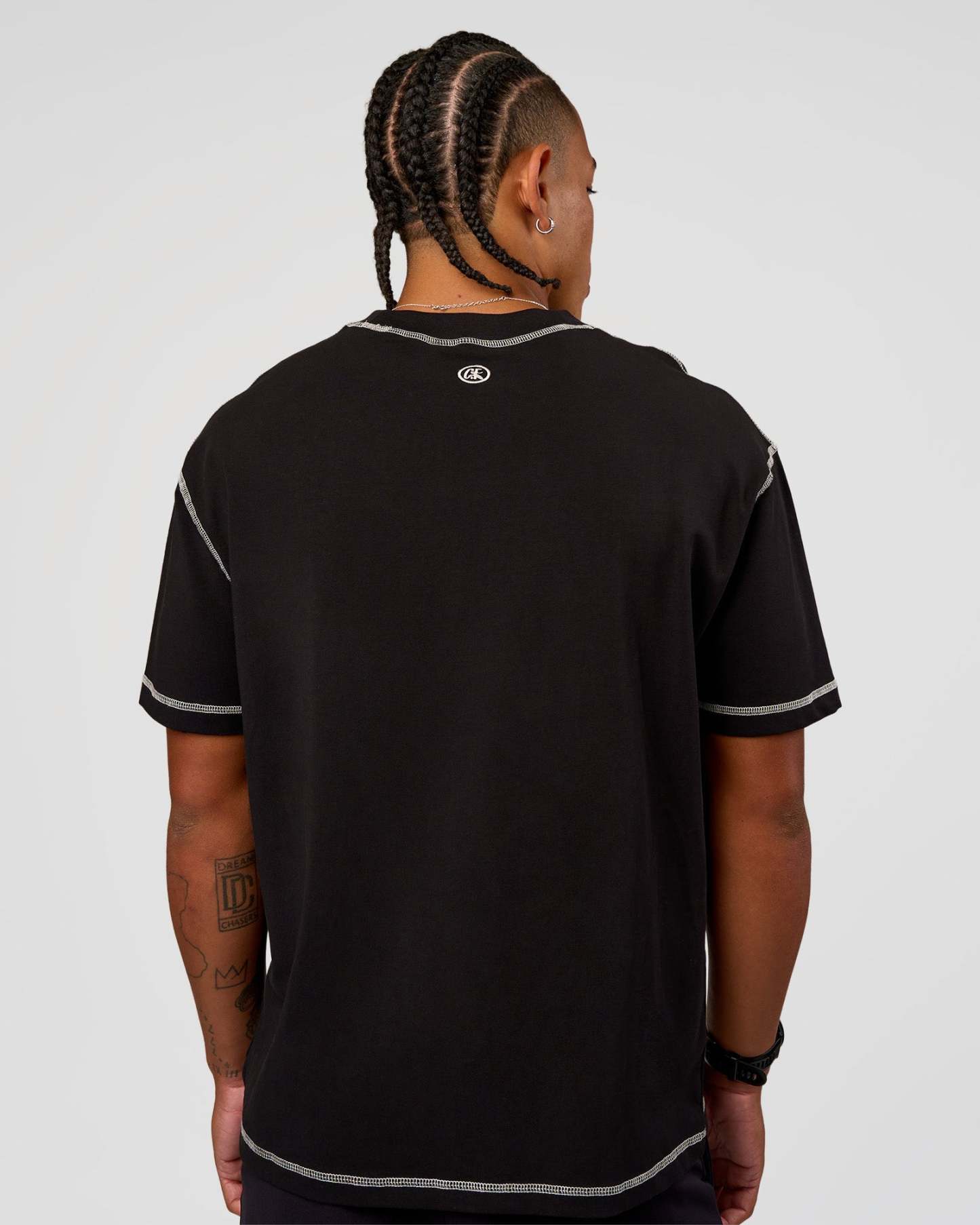 CF Unisex Oversized Heavyweight FLXCotton Tee - Black-CF Move Through It