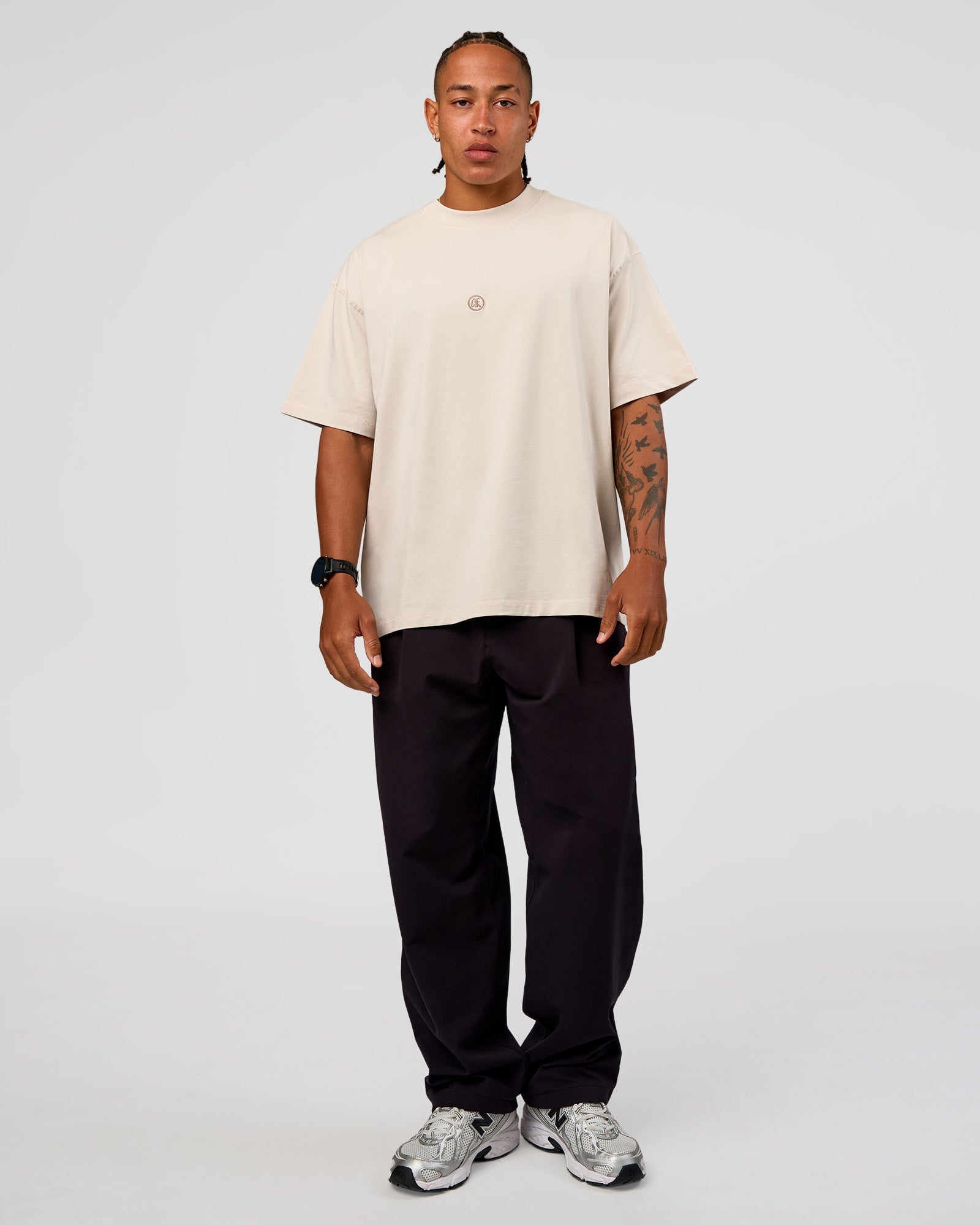 CF Unisex Oversized Heavyweight FLXCotton Tee - Clay-CF X LSKD Sport