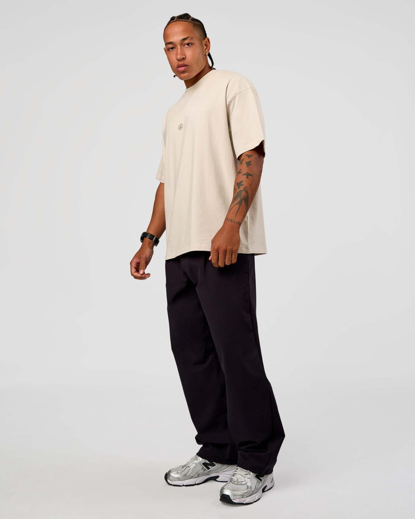 CF Unisex Oversized Heavyweight FLXCotton Tee - Clay-CF X LSKD Sport
